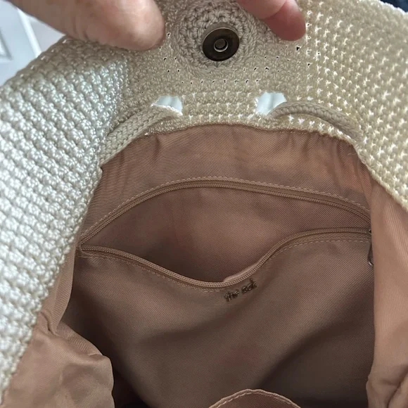 The Sak Cream Drawstring Bag - Picture 3 of 10